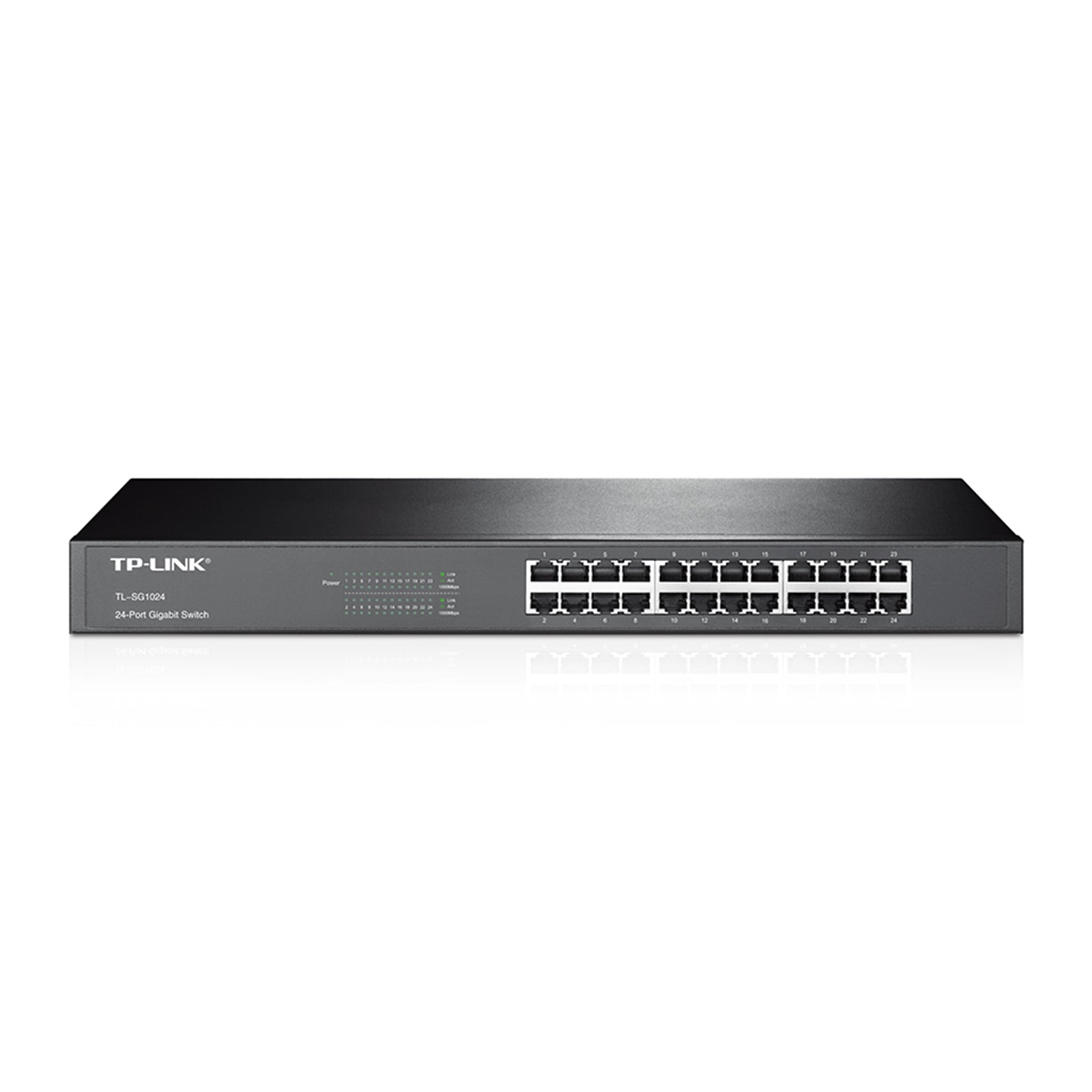 TP-Link TL-SG1024 24-Port Gigabit Rackmount Switch - Unmanaged TP-Link TL-SG1024 24-Port Gigabit Rackmount Switch - Unmanaged